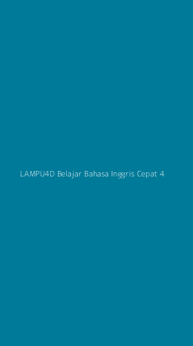 Tampilan Antarmuka Aplikasi Lampu4d Belajar Bahasa Inggris Cepat - 4