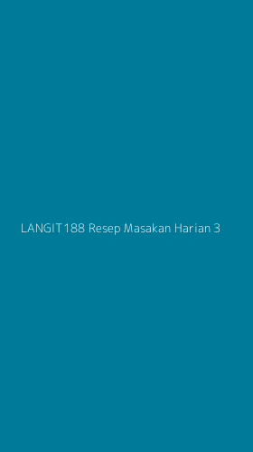 Tampilan Antarmuka Aplikasi Langit188 Resep Masakan Harian - 3