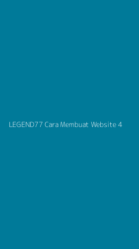 Tampilan Antarmuka Aplikasi Legend77 Cara Membuat Website - 4