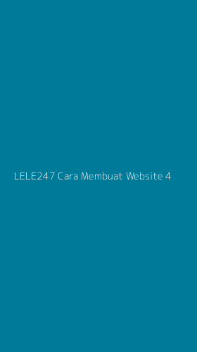 Tampilan Antarmuka Aplikasi Lele247 Cara Membuat Website - 4