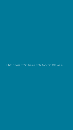 Tampilan Antarmuka Aplikasi Live Draw Pcso Game Rpg Android Offline - 4