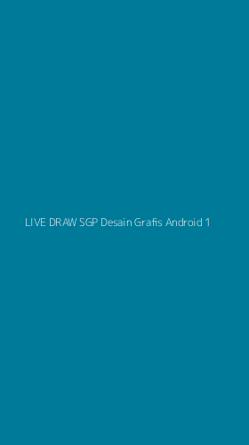 Tampilan Antarmuka Aplikasi Live Draw Sgp Desain Grafis Android - 1