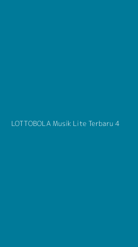 Tampilan Antarmuka Aplikasi Lottobola Musik Lite Terbaru - 4