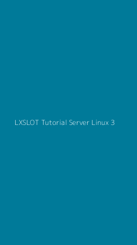 Tampilan Antarmuka Aplikasi Lxslot Tutorial Server Linux - 3
