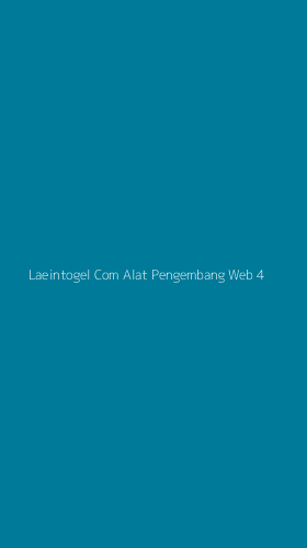 Tampilan Antarmuka Aplikasi Laeintogel Com Alat Pengembang Web - 4