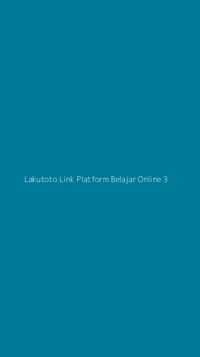 Tampilan Antarmuka Aplikasi Lakutoto Link Platform Belajar Online - 3