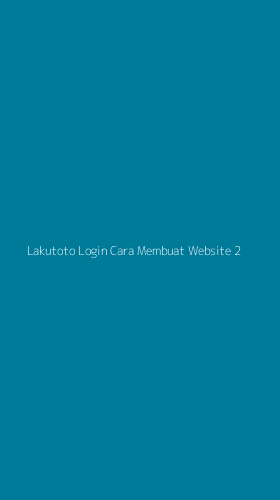 Tampilan Antarmuka Aplikasi Lakutoto Login Cara Membuat Website - 2