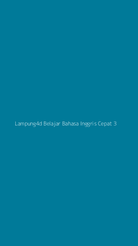 Tampilan Antarmuka Aplikasi Lampung4d Belajar Bahasa Inggris Cepat - 3