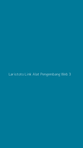Tampilan Antarmuka Aplikasi Laristoto Link Alat Pengembang Web - 3