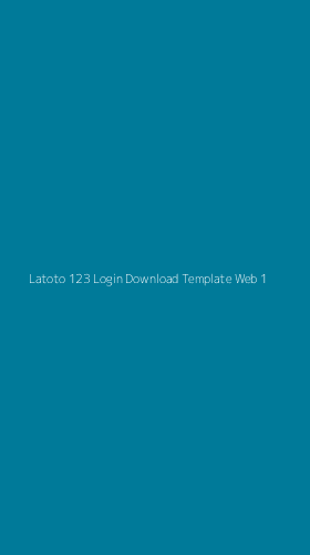 Tampilan Antarmuka Aplikasi Latoto 123 Login Download Template Web - 1