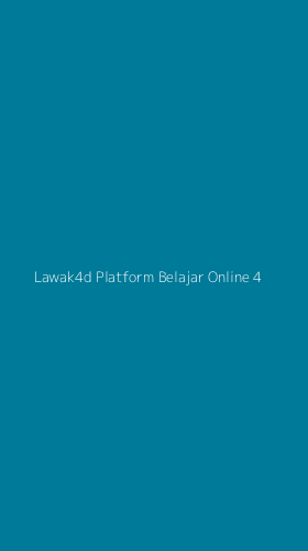 Tampilan Antarmuka Aplikasi Lawak4d Platform Belajar Online - 4