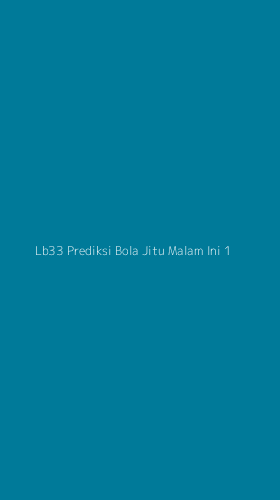 Tampilan Antarmuka Aplikasi Lb33 Prediksi Bola Jitu Malam Ini - 1