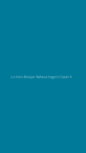Tampilan Antarmuka Aplikasi Lcctoto Belajar Bahasa Inggris Cepat - 4