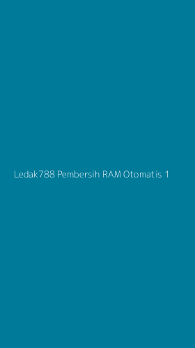 Tampilan Antarmuka Aplikasi Ledak788 Pembersih Ram Otomatis - 1