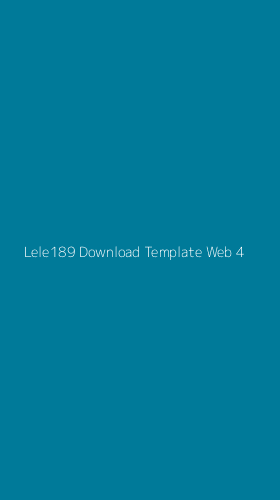 Tampilan Antarmuka Aplikasi Lele189 Download Template Web - 4
