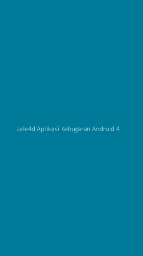 Tampilan Antarmuka Aplikasi Lele4d Aplikasi Kebugaran Android - 4