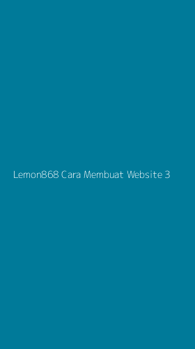 Tampilan Antarmuka Aplikasi Lemon868 Cara Membuat Website - 3
