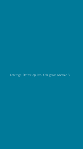 Tampilan Antarmuka Aplikasi Lenitogel Daftar Aplikasi Kebugaran Android - 3