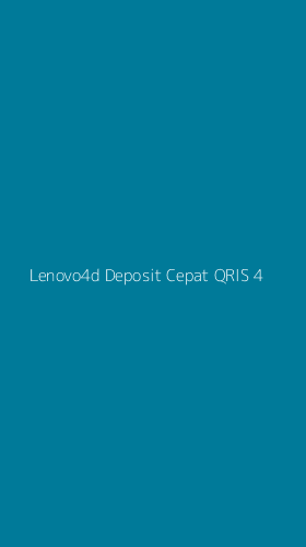 Tampilan Antarmuka Aplikasi Lenovo4d Deposit Cepat Qris - 4