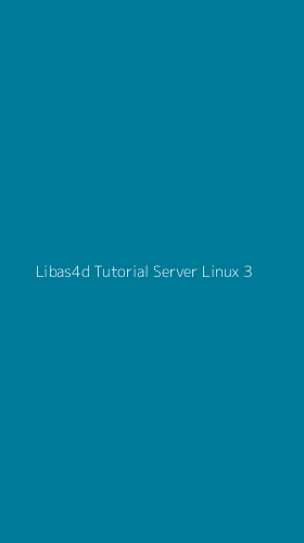 Tampilan Antarmuka Aplikasi Libas4d Tutorial Server Linux - 3