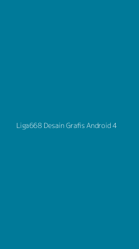 Tampilan Antarmuka Aplikasi Liga668 Desain Grafis Android - 4