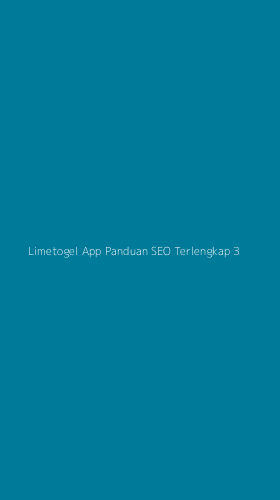 Tampilan Antarmuka Aplikasi Limetogel App Panduan Seo Terlengkap - 3