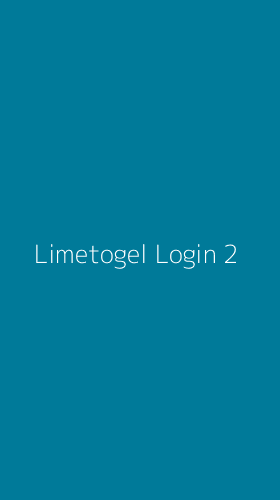 Tampilan Antarmuka Aplikasi Limetogel Login - 2
