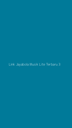 Tampilan Antarmuka Aplikasi Link Jayabola Musik Lite Terbaru - 3