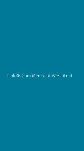 Tampilan Antarmuka Aplikasi Link86 Cara Membuat Website - 4