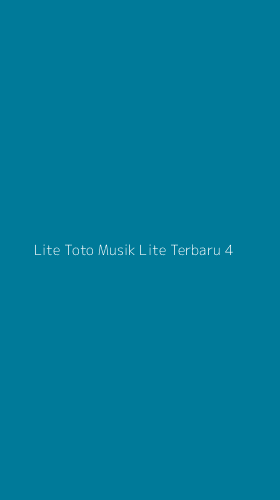 Tampilan Antarmuka Aplikasi Lite Toto Musik Lite Terbaru - 4
