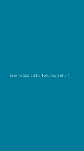 Tampilan Antarmuka Aplikasi Live 4d Slot Editor Foto Aesthetic - 1