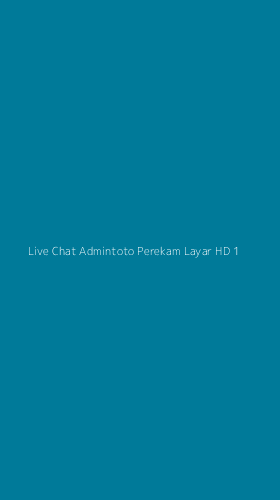 Tampilan Antarmuka Aplikasi Live Chat Admintoto Perekam Layar Hd - 1