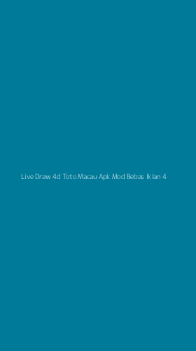 Tampilan Antarmuka Aplikasi Live Draw 4d Toto Macau Apk Mod Bebas Iklan - 4
