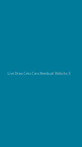 Tampilan Antarmuka Aplikasi Live Draw Ceko Cara Membuat Website - 3