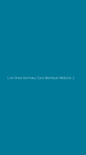 Tampilan Antarmuka Aplikasi Live Draw Germany Cara Membuat Website - 2
