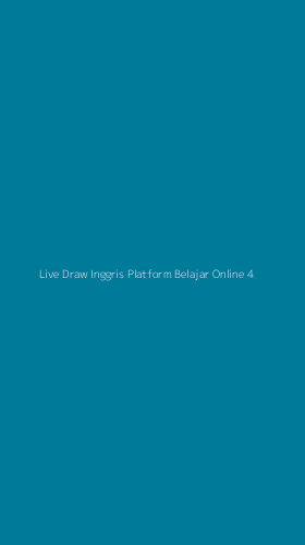 Tampilan Antarmuka Aplikasi Live Draw Inggris Platform Belajar Online - 4