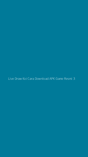 Tampilan Antarmuka Aplikasi Live Draw Koi Cara Download Apk Game Resmi - 3
