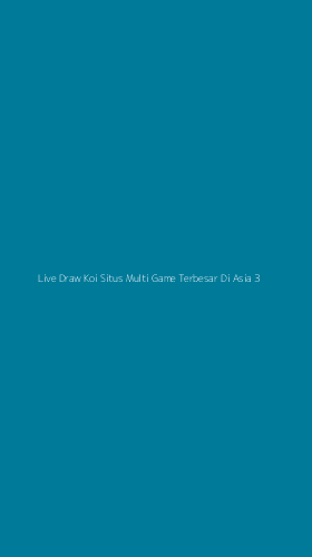 Tampilan Antarmuka Aplikasi Live Draw Koi Situs Multi Game Terbesar Di Asia - 3