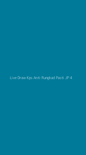 Tampilan Antarmuka Aplikasi Live Draw Kps Anti Rungkad Pasti Jp - 4