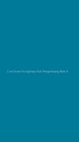 Tampilan Antarmuka Aplikasi Live Draw Krungthep Alat Pengembang Web - 4