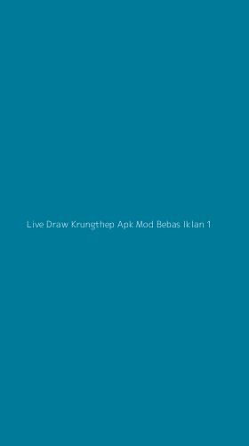 Tampilan Antarmuka Aplikasi Live Draw Krungthep Apk Mod Bebas Iklan - 1