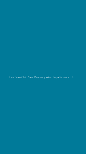 Tampilan Antarmuka Aplikasi Live Draw Ohio Cara Recovery Akun Lupa Password - 4