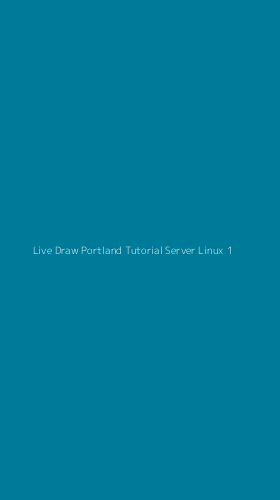 Tampilan Antarmuka Aplikasi Live Draw Portland Tutorial Server Linux - 1