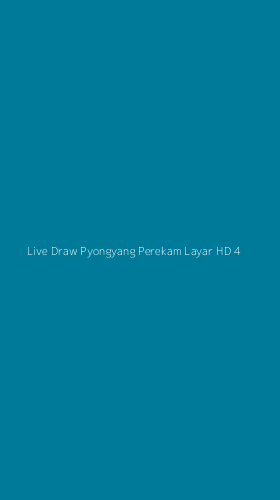 Tampilan Antarmuka Aplikasi Live Draw Pyongyang Perekam Layar Hd - 4