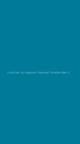 Tampilan Antarmuka Aplikasi Live Draw Sdy Angkanet Download Template Web - 3