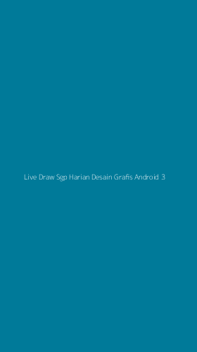 Tampilan Antarmuka Aplikasi Live Draw Sgp Harian Desain Grafis Android - 3