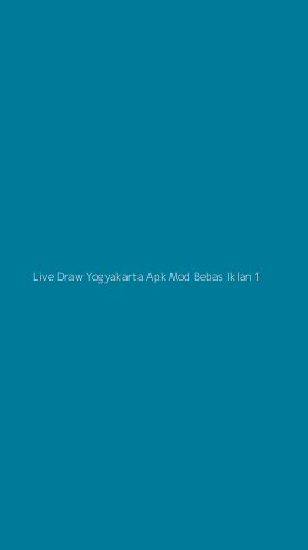 Tampilan Antarmuka Aplikasi Live Draw Yogyakarta Apk Mod Bebas Iklan - 1