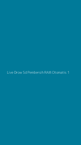 Tampilan Antarmuka Aplikasi Live Drow Sd Pembersih Ram Otomatis - 1