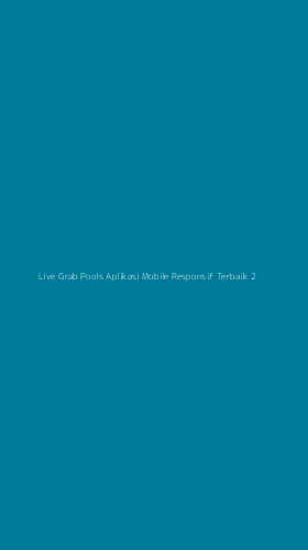 Tampilan Antarmuka Aplikasi Live Grab Pools Aplikasi Mobile Responsif Terbaik - 2