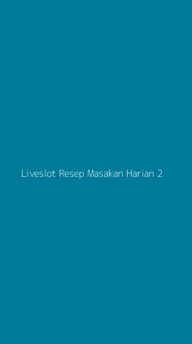 Tampilan Antarmuka Aplikasi Liveslot Resep Masakan Harian - 2